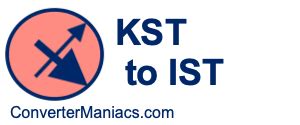 KST Time to IST Time Converter .